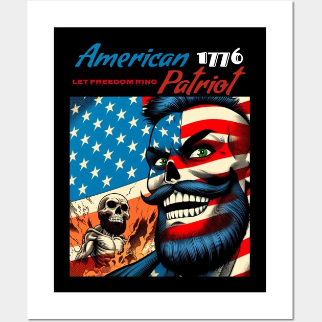 American Patriot Let Freedom Ring Wall Art by in Image